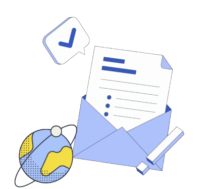 Email received illustration